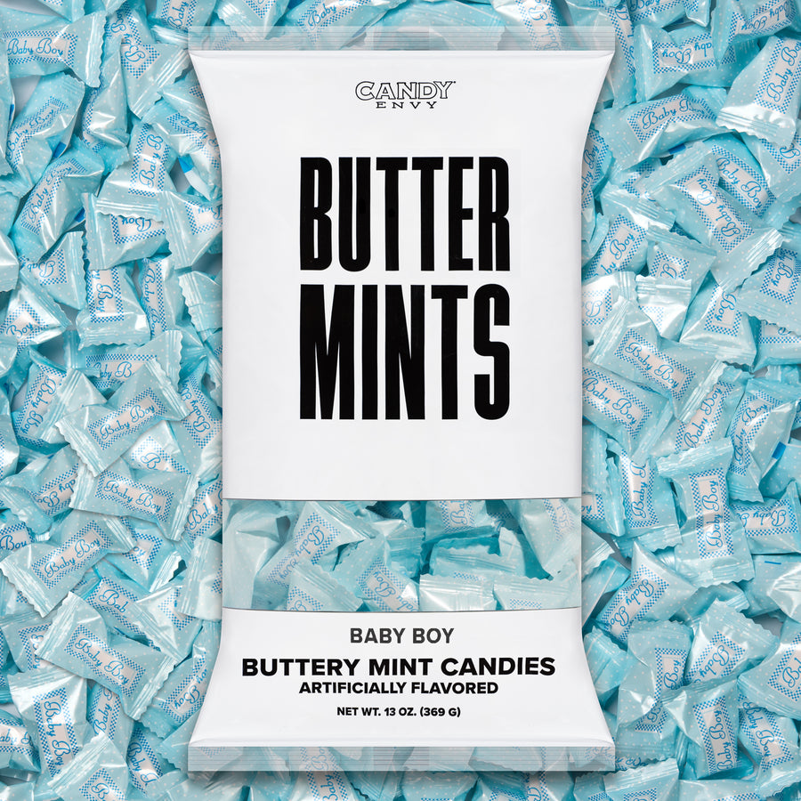 Baby Boy Buttermints - 13 oz Bag