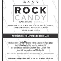 Black & White Rock Candy Sugar Sticks - Black Cherry and Original Sugar Flavors