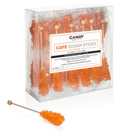 Orange Cafe Sugar Crystal Stick for Coffee and Tea Sweetener