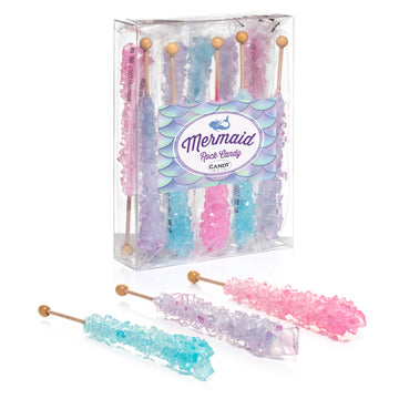 Mermaid Rock Candy Sugar Sticks