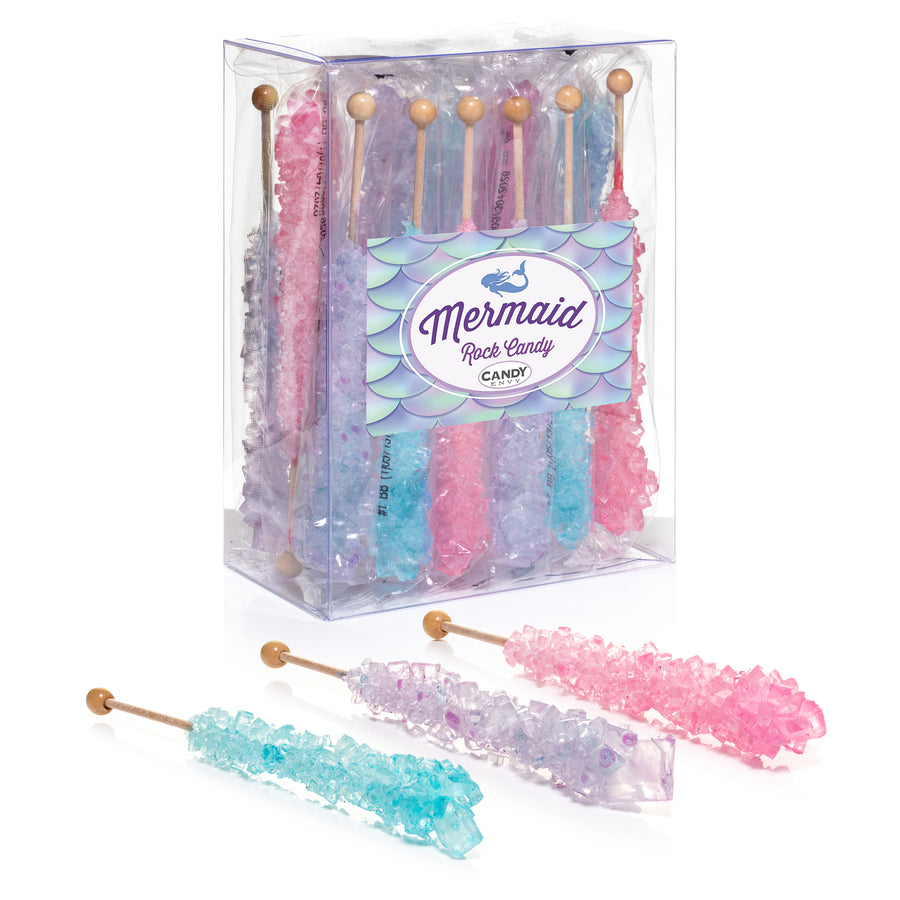 Mermaid Rock Candy Sugar Sticks