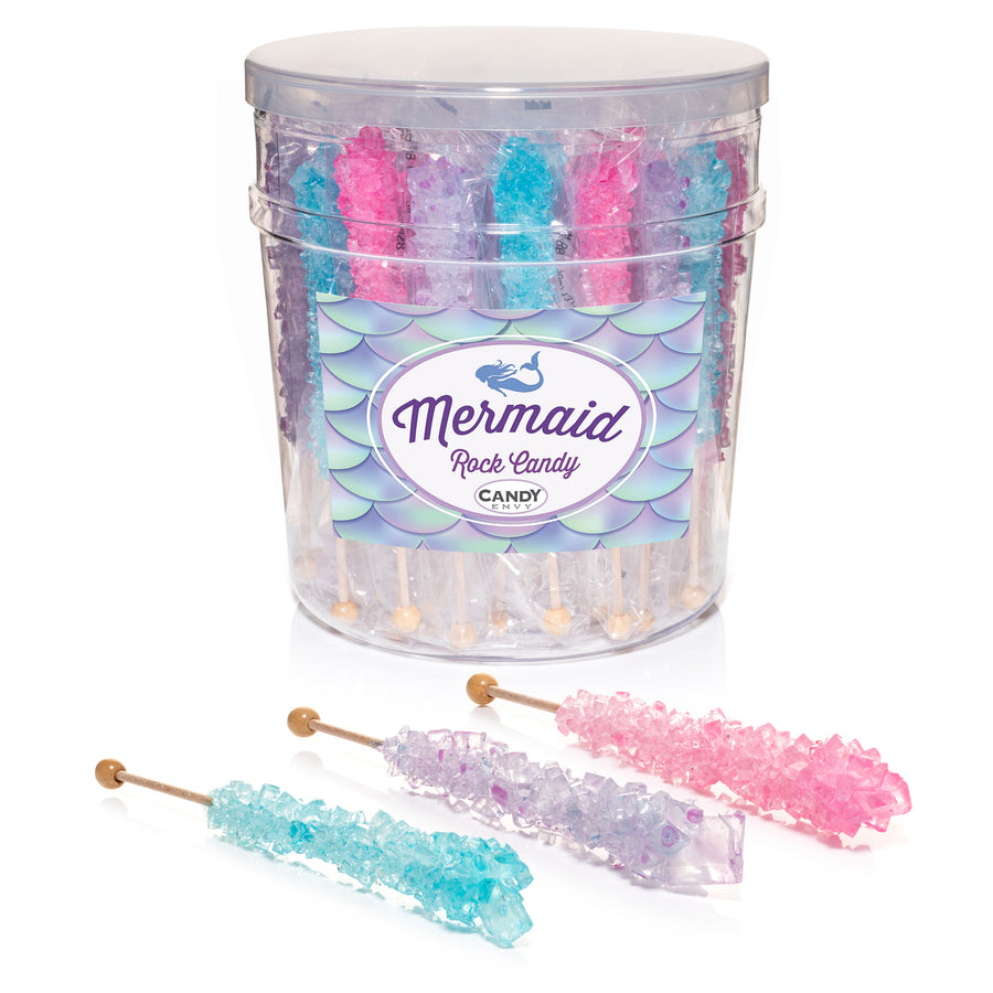 Mermaid Rock Candy Sugar Sticks