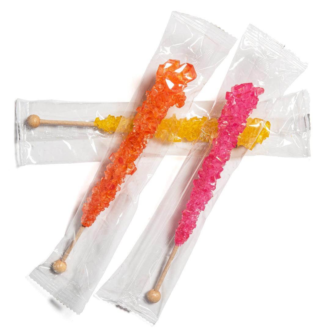 Candy Envy x Sweet Tooth – Sunset Rock Candy Sugar Sticks (36 Count)