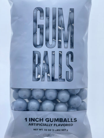 BACK IN STOCK! Shimmer Silver 1 inch Round Gumballs