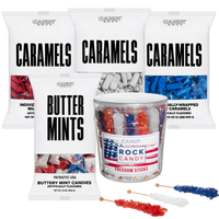 Themed Candy Buffet Kit - Patriotic Caramel Edition