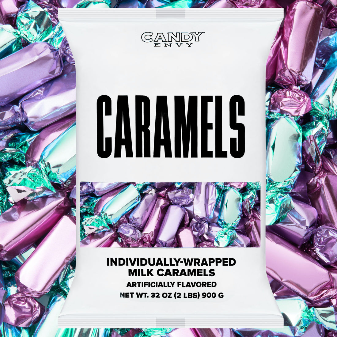 Mermaid Color Foil Wrapped Caramels