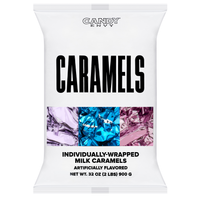 Tri-Color Party Mix Foil Wrapped Caramels