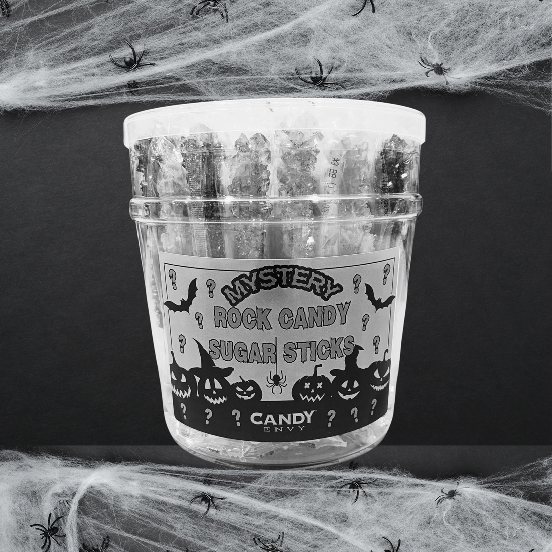 Mystery Rock Candy Tubs - 36 Individually Wrapped Sticks