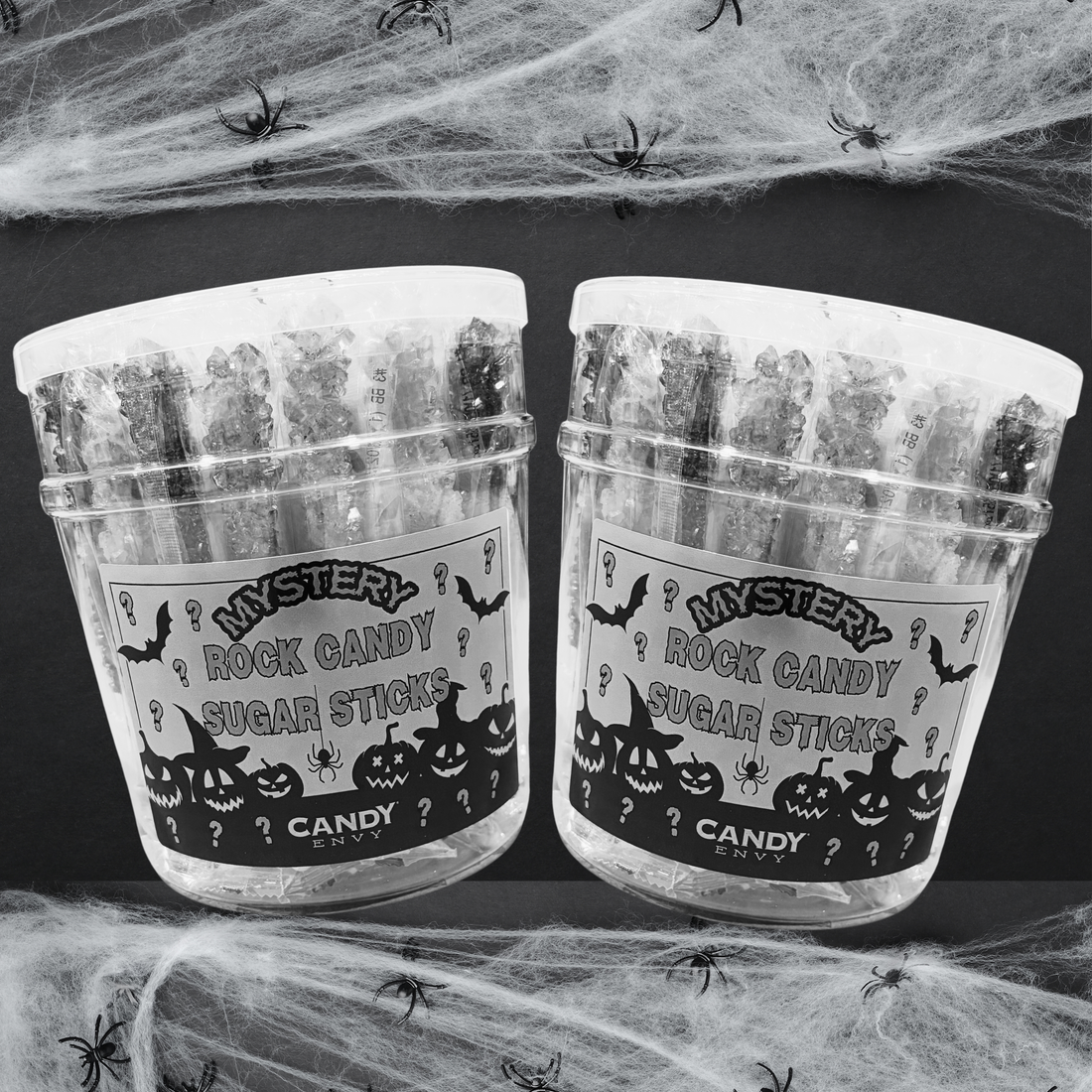 Mystery Rock Candy Tubs - 36 Individually Wrapped Sticks