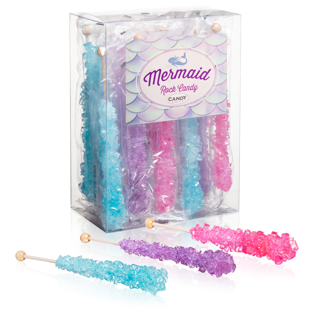 Mermaid Rock Candy Crystal Sticks