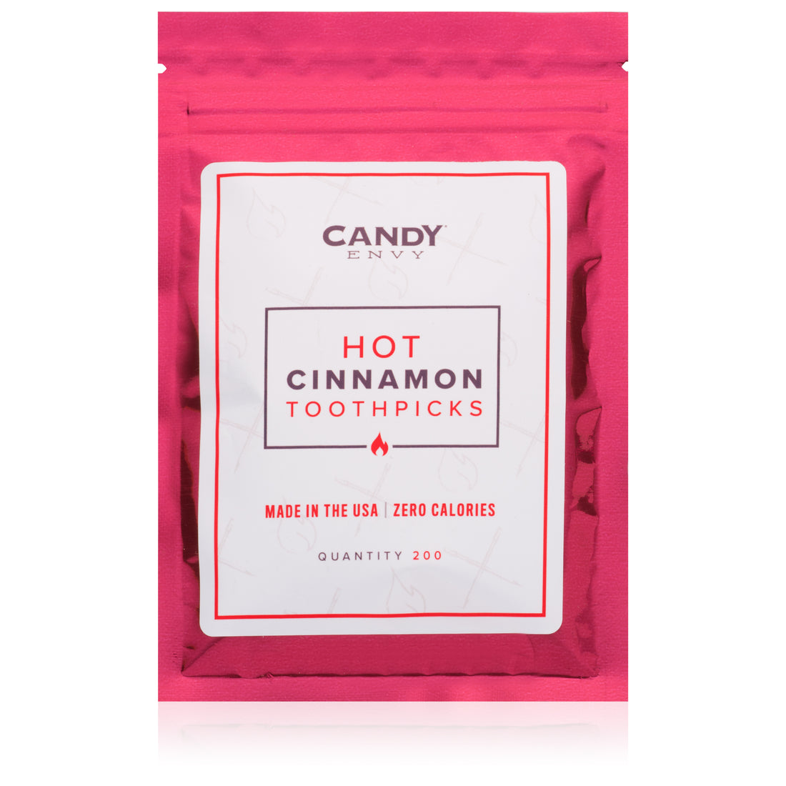 Cinnamon Toothpicks - 200 Pack in Resealable Pouch