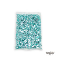 Light Blue Foil-Wrapped Caramels - 2 lb Bag