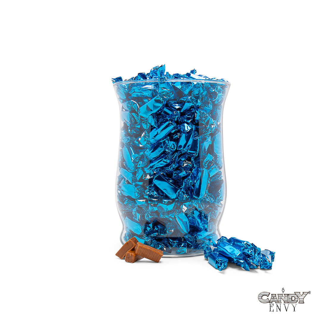 Blue Foil-Wrapped Caramels - 2 lb Bag