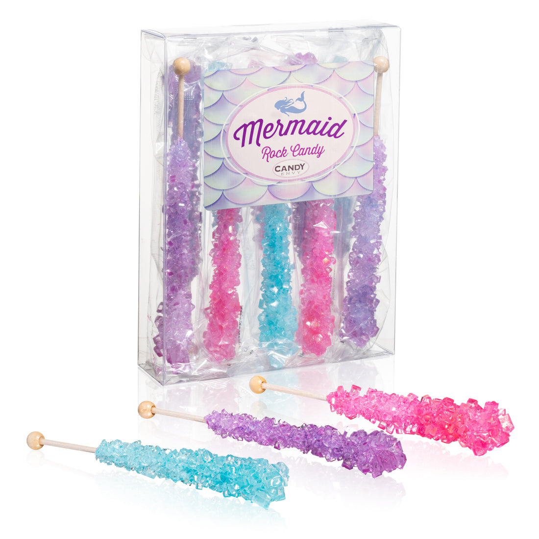 Mermaid Rock Candy Crystal Sticks