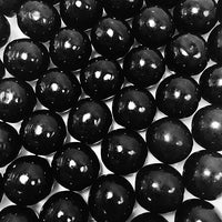 BACK IN STOCK SOON! Black & Orange 1 inch Round Gumballs - Two 2 lb Bags