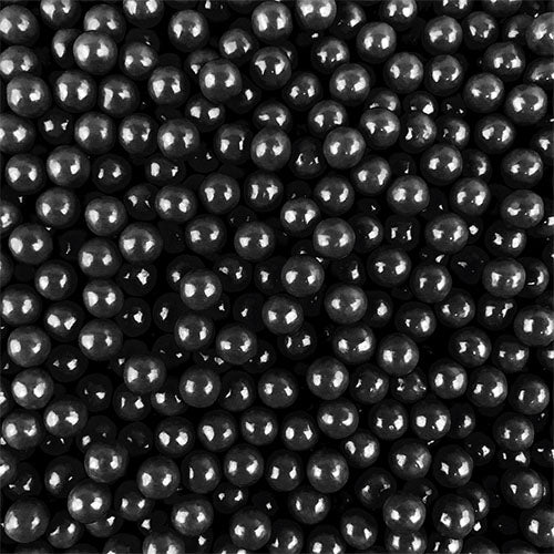 Black Hard Candy Pearls - 2 lb Bag