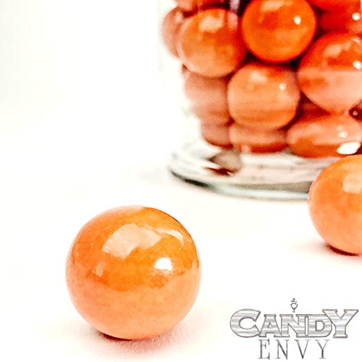 Orange 1 inch Round Gumballs