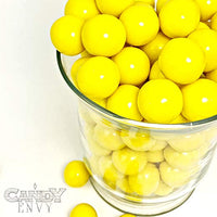 Yellow 1 inch Round Gumballs