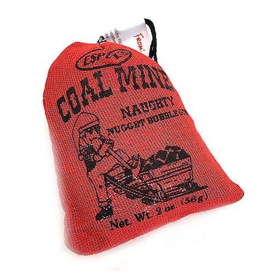 Coal Mine Naughty Black Nugget Gum - 24 Pack w/ Display