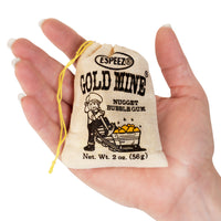 Gold Mine Bubble Gum Nuggets - 24 pack w Display