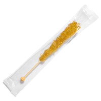 Gold Rock Candy Crystal Sticks - Original Sugar Flavor