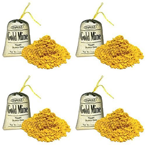 Gold Mine Bubble Gum Nuggets - 24 pack w Display