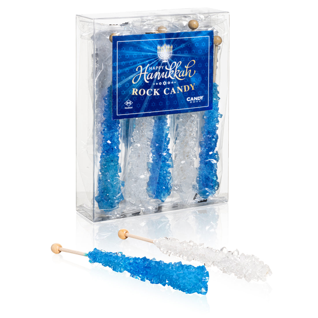 Hannukah Rock Candy Crystal Sticks