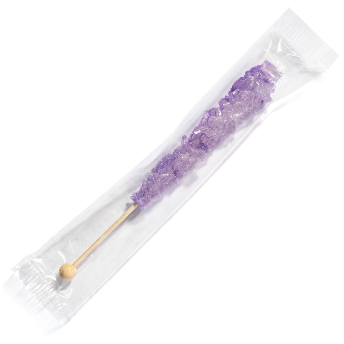 Lavender Rock Candy Sugar Sticks - Tutti Frutti Flavor