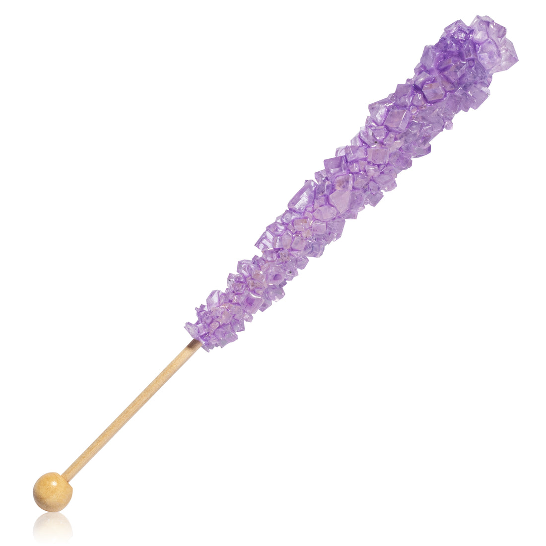 Lavender Rock Candy Sugar Sticks - Tutti Frutti Flavor