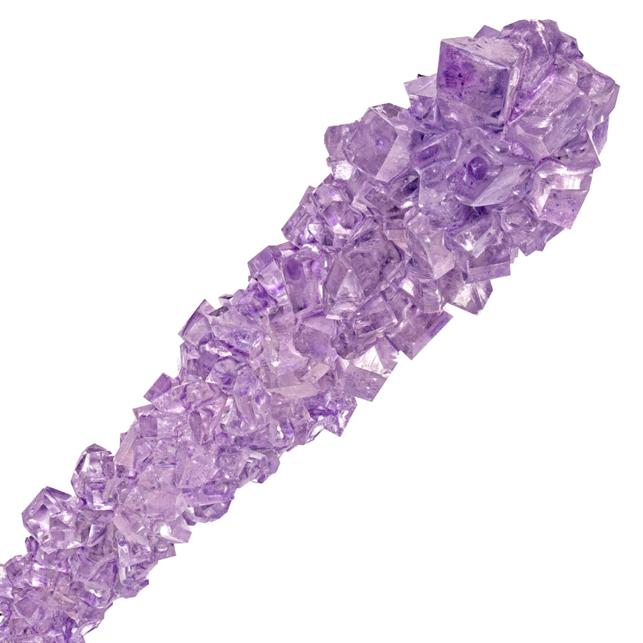 Lavender Rock Candy Crystal Sticks - Tutti Frutti Flavor