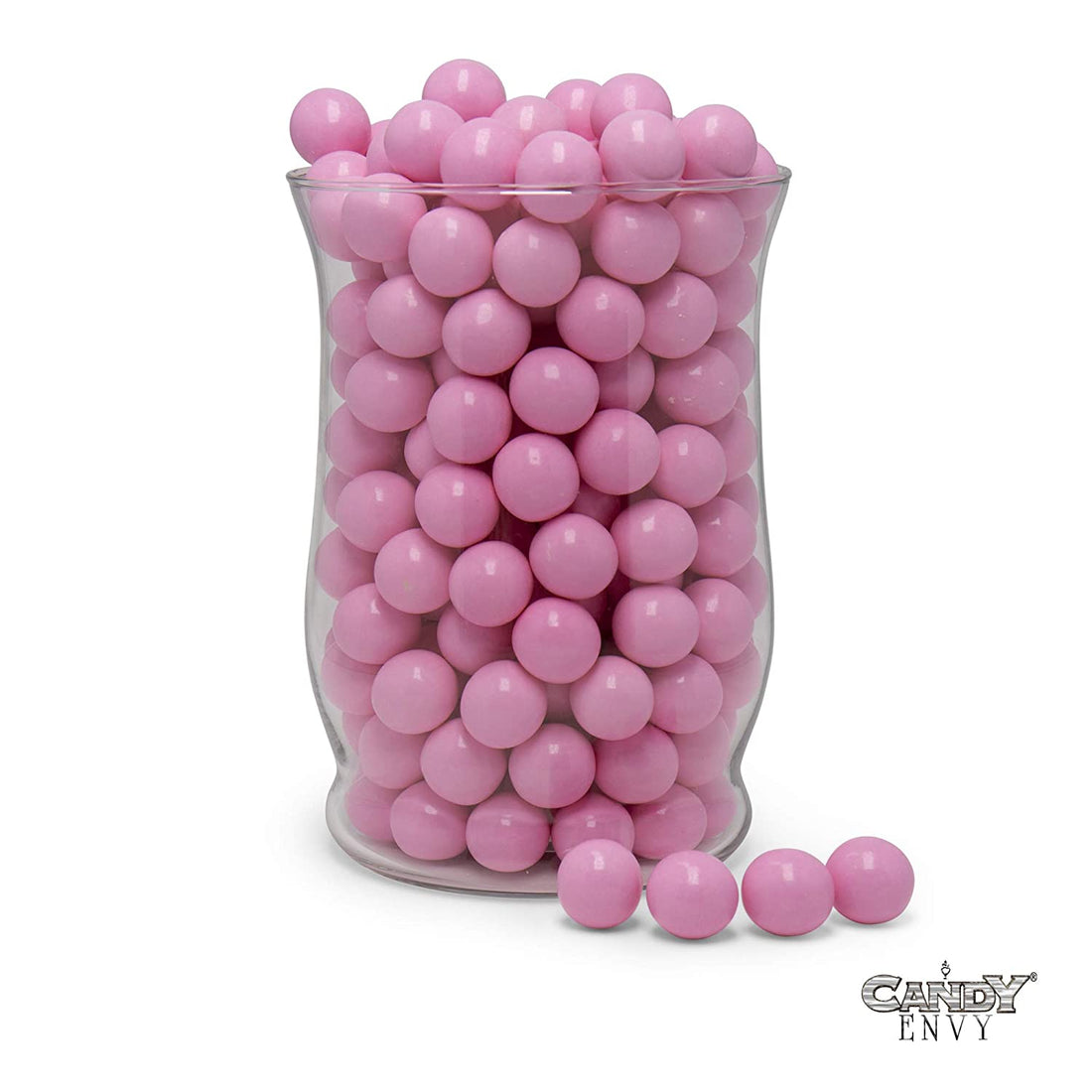 Light Pink 1 inch Round Gumballs - 2 lb Bag