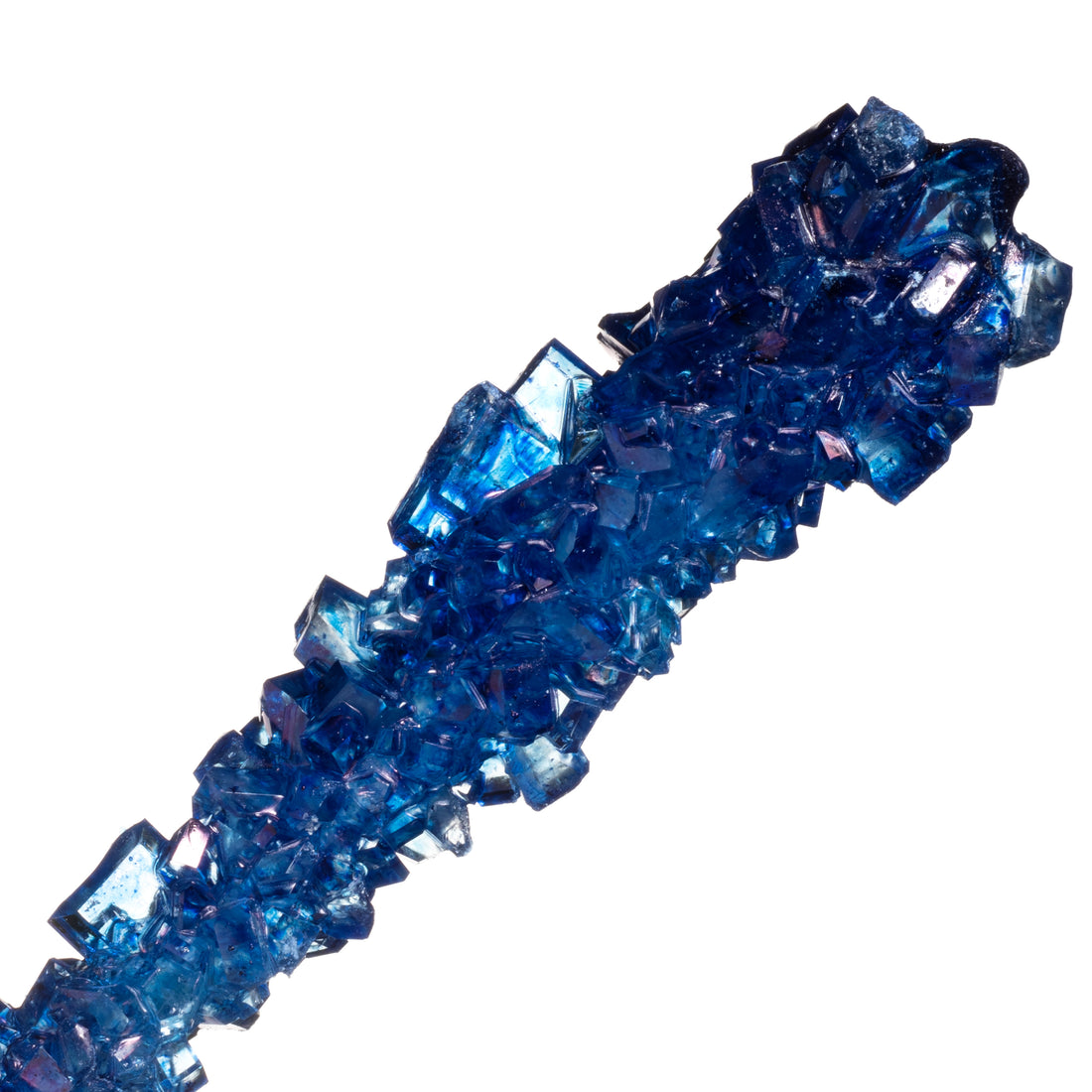 Navy Blue Rock Candy Crystal Sticks - Blue Raspberry Flavor
