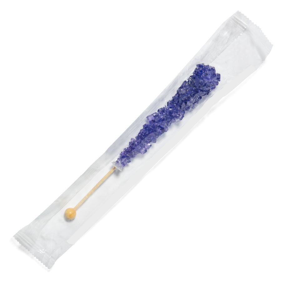 Purple Rock Candy Crystal Sticks - Grape Flavor