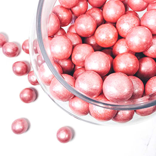 Shimmer Coral 1 inch Round Gumballs