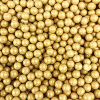 Gold Hard Candy Pearls - 2 lb Bag