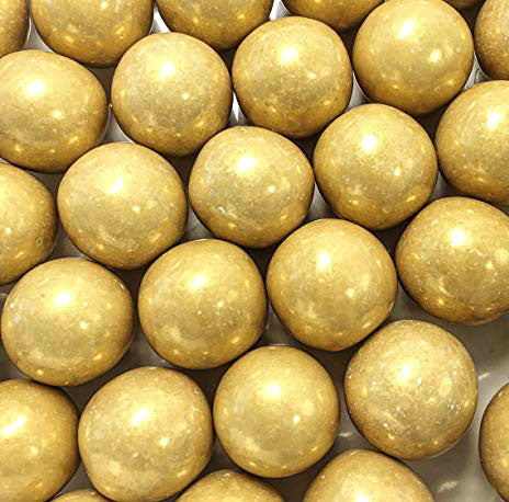 BACK IN STOCK! Shimmer Gold 1 inch Round Gumballs