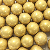 BACK IN STOCK! Shimmer Gold 1 inch Round Gumballs