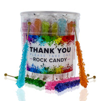 'Thank You' 36 ct Rock Candy Sugar Sticks