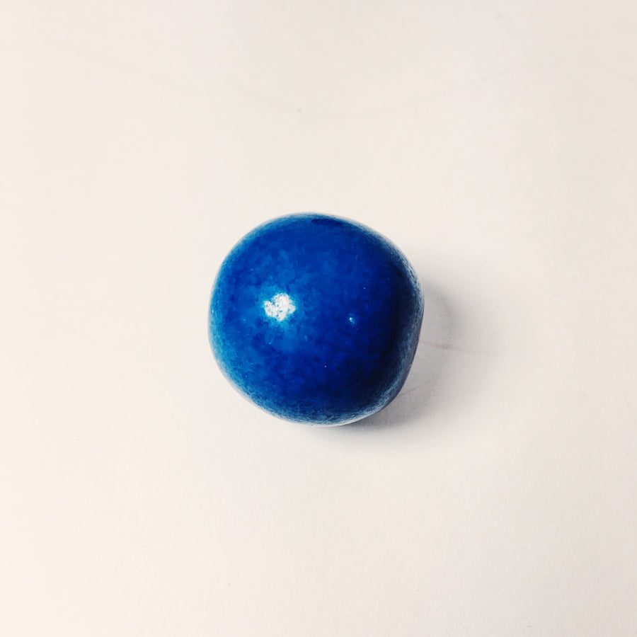 Blue 1 inch Round Gumballs - 2 lb Bag